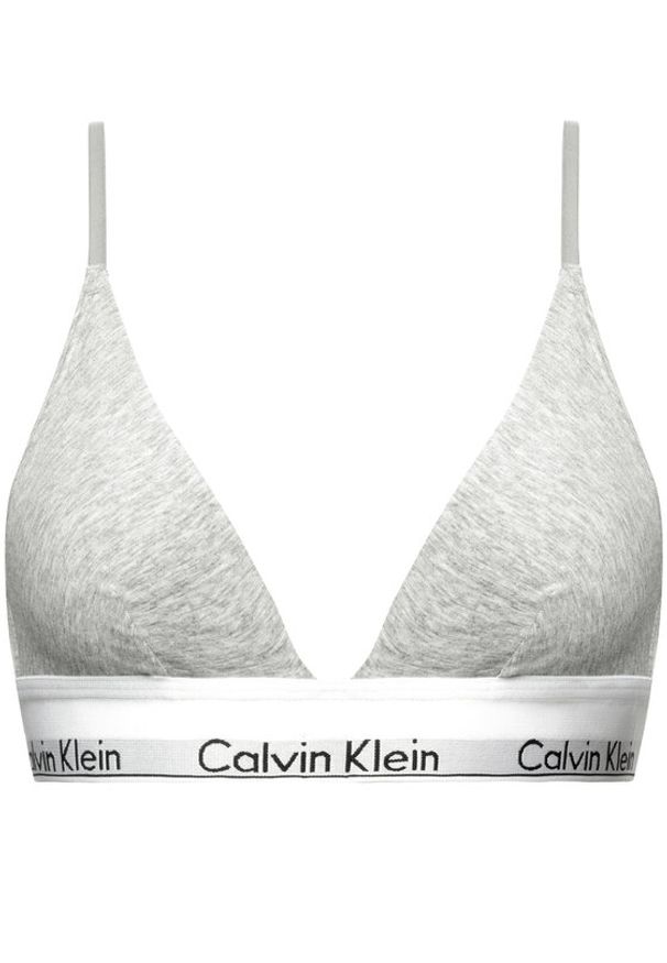 Calvin Klein Underwear Biustonosz braletka 000QF1061E Szary. Kolor: szary. Materiał: bawełna