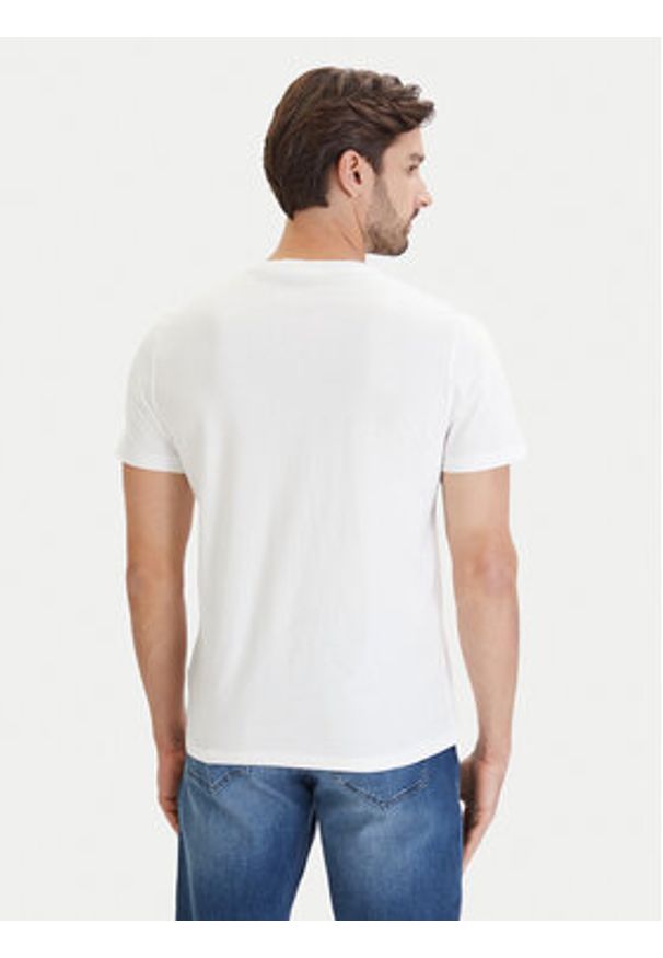 Polo Ralph Lauren T-Shirt 714844756005 Biały Regular Fit. Typ kołnierza: polo. Kolor: biały. Materiał: bawełna