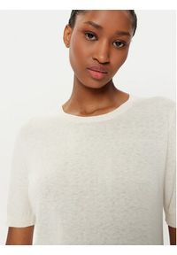 Weekend Max Mara Sweter Zibetto 2515361041 Écru Regular Fit. Materiał: bawełna, jedwab #4