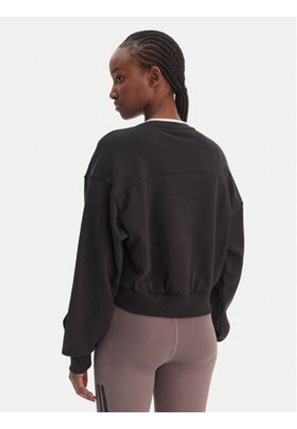 Adidas - adidas Bluza Stadium KC4980 Czarny Loose Fit. Kolor: czarny. Materiał: bawełna