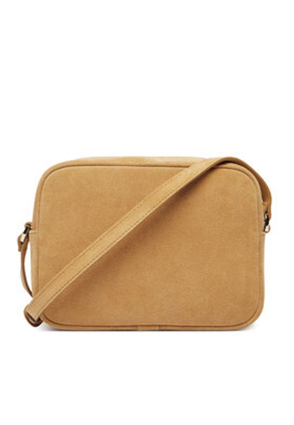 Patrizia Pepe Torebka 8B8985/L152-B880 Beżowy. Kolor: beżowy. Materiał: zamszowe, skórzane