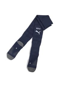 Puma - Męskie skarpety Manchester City 25/26 PUMA Deep Navy White Blue. Kolor: biały, wielokolorowy, niebieski. Sport: piłka nożna
