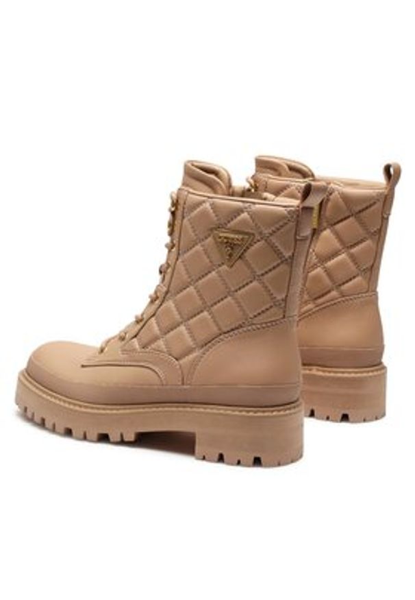 Guess Trapery Badae FL7BDE ELE10 Beżowy. Kolor: beżowy. Materiał: skóra