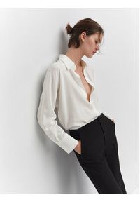 mango - Mango Koszula Lima 57072894 Biały Regular Fit. Kolor: biały. Materiał: lyocell #6