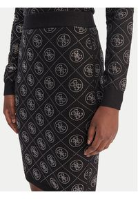 Guess Spódnica midi W6RD0O Z3JD2 Czarny Regular Fit. Kolor: czarny. Materiał: syntetyk #4
