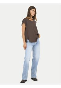 only - ONLY Bluzka Vic 15142784 Brązowy Regular Fit. Kolor: brązowy. Materiał: syntetyk #7