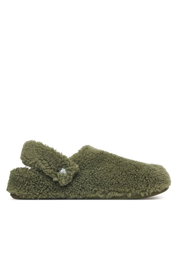 Crocs Kapcie Classic Cozzzy Slipper 209386 Zielony. Kolor: zielony. Materiał: materiał