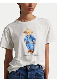 Polo Ralph Lauren T-Shirt 211959104 Biały Regular Fit. Typ kołnierza: polo. Kolor: biały. Materiał: bawełna