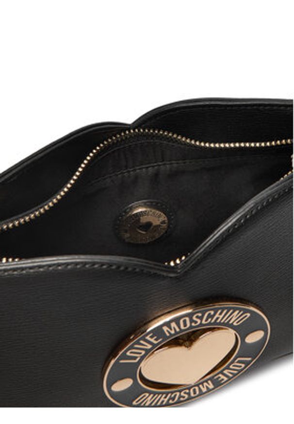 Love Moschino - LOVE MOSCHINO Torebka JC4365PP0NKG0000 Czarny. Kolor: czarny. Materiał: skórzane