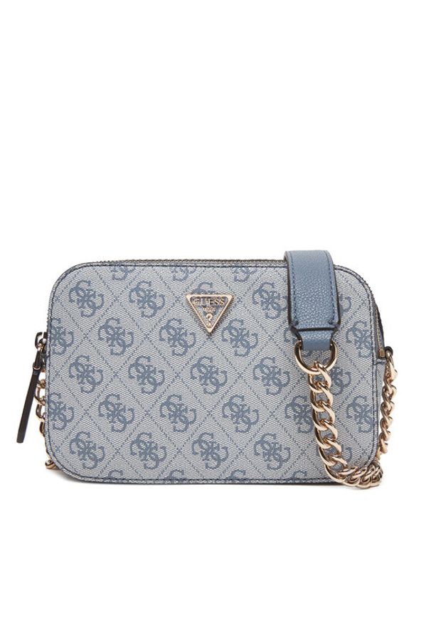 Guess Torebka Noelle II HWBG96 72140 Niebieski. Kolor: niebieski. Materiał: skórzane