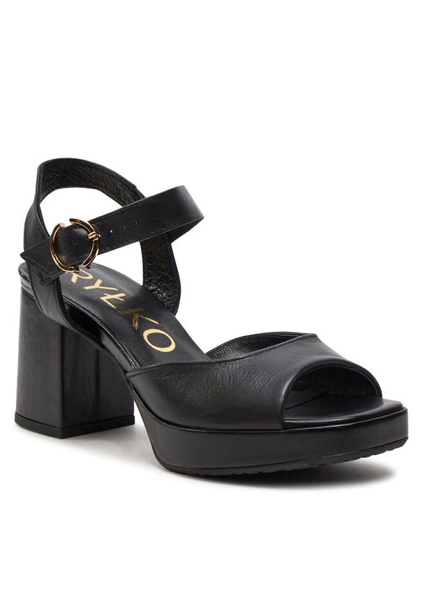 Sandały Ryłko. Kolor: czarny
