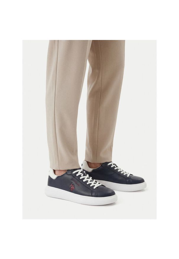 Sneakersy U.S. Polo Assn.. Kolor: niebieski