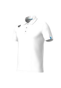 Polo Arena Team Solid. Typ kołnierza: polo. Kolor: biały #1