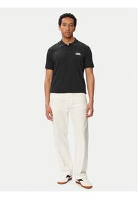 Karl Lagerfeld - KARL LAGERFELD Polo 745780 563235 Granatowy Regular Fit. Typ kołnierza: polo. Kolor: niebieski. Materiał: bawełna #4