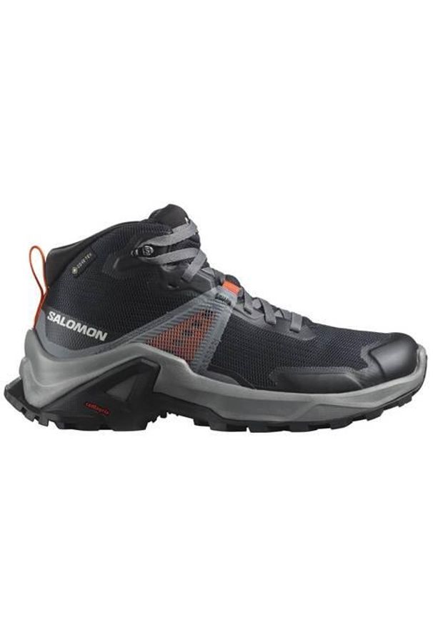 salomon - Buty trekkingowe damskie Salomon Raise Mid Gtx J Gore-tex. Wysokość cholewki: za kostkę. Kolor: czarny. Materiał: materiał, syntetyk. Szerokość cholewki: normalna