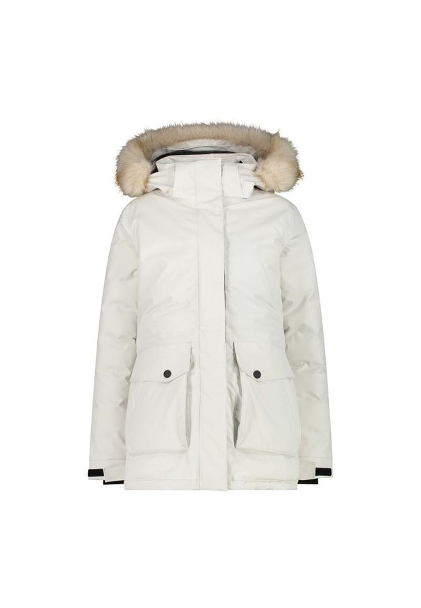 Kurtka Damska Zimowa CMP 32K3206F OCIEPLANA Biała. Kolor: biały. Sezon: zima. Sport: turystyka piesza