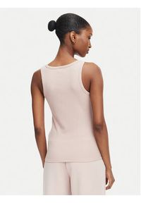 Guess Top V4YP06 K8RT2 Różowy Slim Fit. Kolor: różowy. Materiał: wiskoza #2