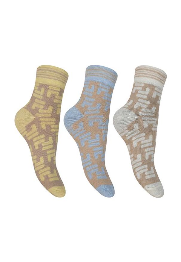 Fila - Woman Quarter Lifestyle Plain Socks 3 Pairs Pack. Kolor: wielokolorowy