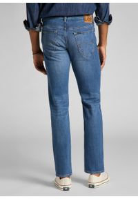 Lee - LEE DAREN ZIP FLY MĘSKIE SPODNIE JEANSOWE JEANSY DŻINSY DARK FREEPORT L707PXGQ