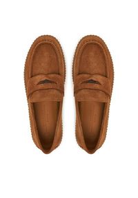 Weekend Max Mara Mokasyny Kapokloafer 2525526054600 Brązowy. Kolor: brązowy. Materiał: zamsz, skóra #6