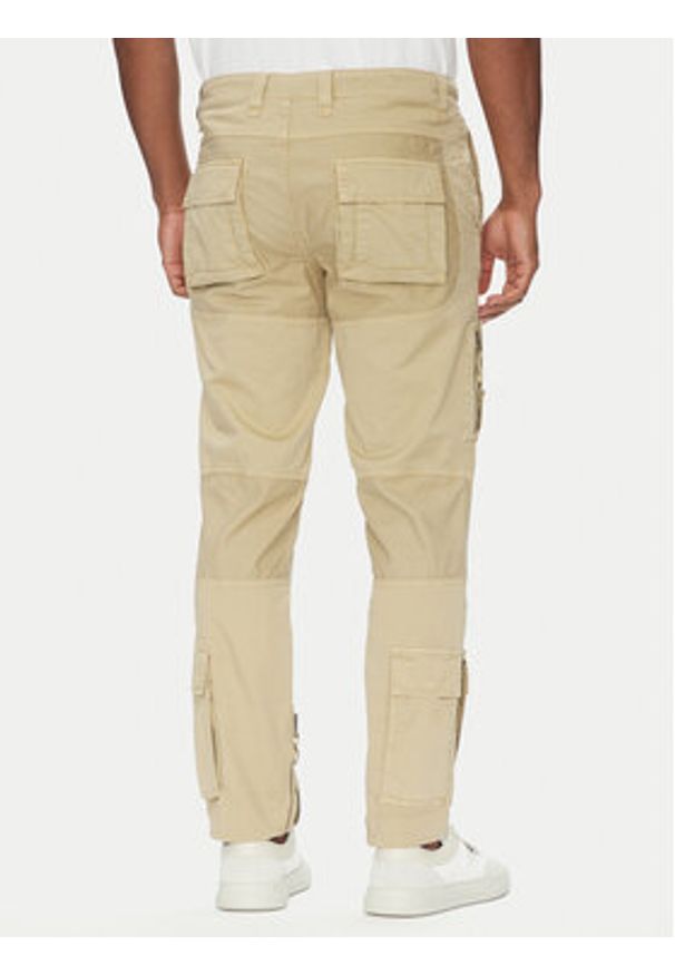 Aeronautica Militare Spodnie materiałowe 251PA1387CT1493 Beżowy Regular Fit. Kolor: beżowy. Materiał: bawełna