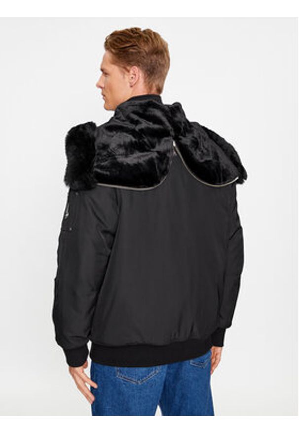 Moose Knuckles Kurtka bomber Strathmore M33MB027S Czarny. Kolor: czarny. Materiał: syntetyk