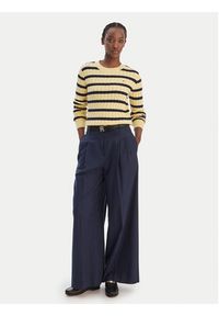 TOMMY HILFIGER - Tommy Hilfiger Sweter WW0WW47644 Żółty Regular Fit. Kolor: żółty. Materiał: bawełna #3