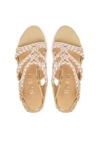 Guess Sandały FLJERS FAB04 Beżowy. Kolor: beżowy. Materiał: materiał #6