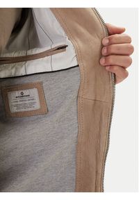 Milestone Kurtka skórzana Rivoli 612205 60785 Beżowy Regular Fit. Kolor: beżowy. Materiał: welur #2