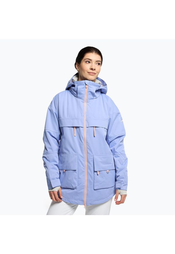 Roxy - Kurtka snowboardowa damska ROXY Chloe Kim. Kolor: fioletowy. Materiał: poliester. Sport: snowboard