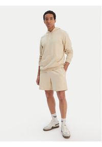 Reebok Szorty sportowe Bazunu RK25558CCM Beżowy Regular Fit. Kolor: beżowy. Materiał: bawełna. Styl: sportowy #3