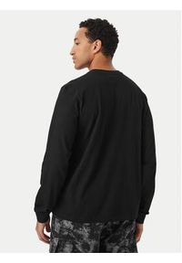 Reebok Longsleeve Feliks RK25738CCM Czarny Regular Fit. Kolor: czarny. Materiał: bawełna. Długość rękawa: długi rękaw #5