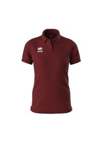 ERREA - Damska koszulka polo Errea Alexis. Typ kołnierza: polo. Kolor: czerwony. Styl: sportowy #1