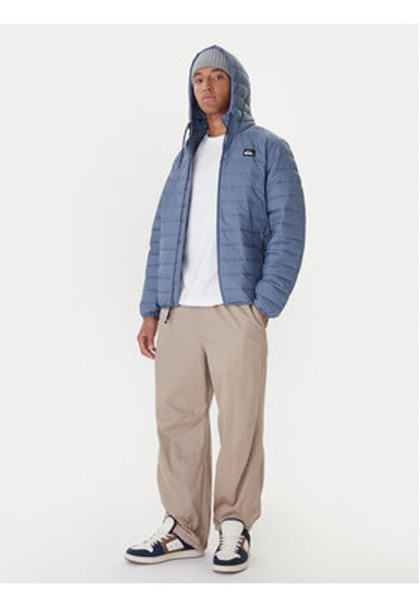 Quiksilver Kurtka przejściowa Scaly Hood EQYJK04189 Niebieski Regular Fit. Kolor: niebieski. Materiał: syntetyk