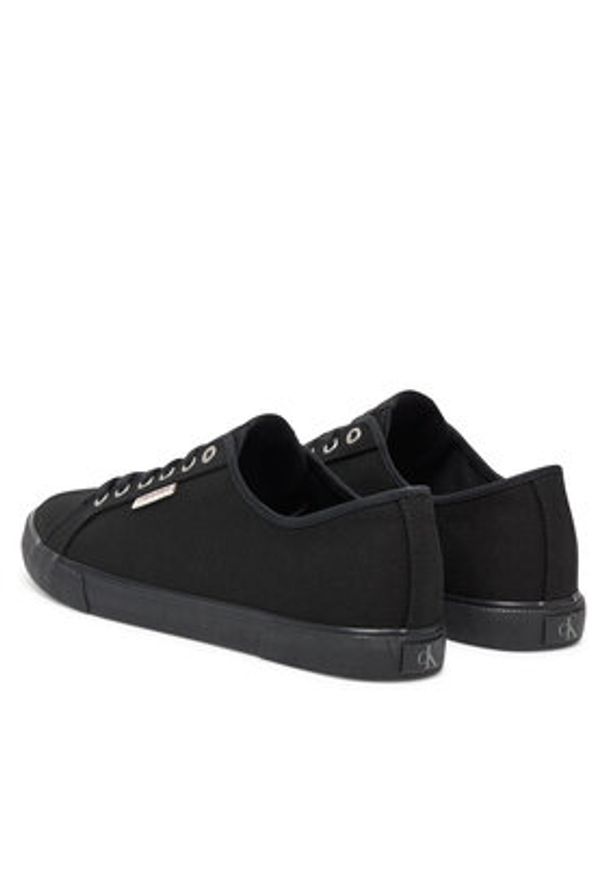 Calvin Klein Jeans Tenisówki Ess Vulc Low Mg Cv YM0YM01301 Czarny. Kolor: czarny. Materiał: materiał