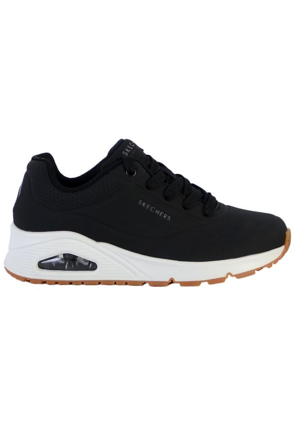 skechers - Buty do chodzenia damskie Skechers Unostand ON Air. Zapięcie: sznurówki. Kolor: zielony, wielokolorowy, czarny, brązowy. Materiał: materiał, syntetyk. Szerokość cholewki: normalna. Sport: turystyka piesza
