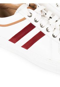 Bally Sneakersy "Heider" | 6193469 | Heider | Mężczyzna | Biały. Kolor: biały. Materiał: skóra. Wzór: aplikacja #3