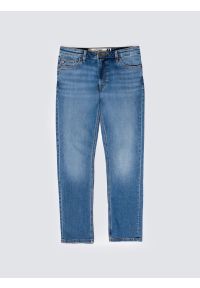 Big-Star - Jeansy męskie z prostą nogawką niebieskie Colt 234. Okazja: na co dzień. Stan: podwyższony. Kolor: niebieski. Styl: vintage, casual, klasyczny #6