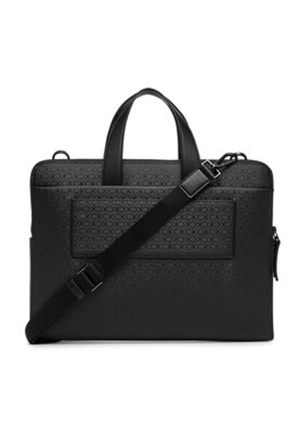 Calvin Klein Torba na laptopa Ck Sleek 2G Laptop Bag Mono K50K512938 Czarny. Kolor: czarny. Materiał: materiał