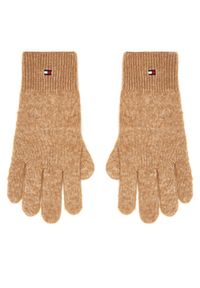 TOMMY HILFIGER - Rękawiczki Damskie Tommy Hilfiger. Kolor: beżowy