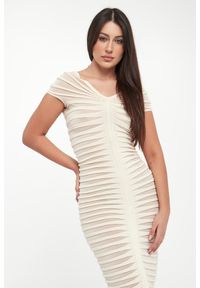 Elisabetta Franchi - Sukienka midi prążkowana ELISABETTA FRANCHI. Materiał: prążkowany. Długość: midi #2