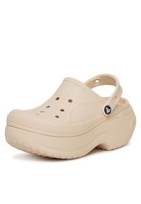 Crocs Klapki BELLA CLOG 210062-11S Beżowy. Kolor: beżowy #2