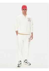 Tommy Jeans Bluza Towel Patch DM0DM21263 Écru Regular Fit. Materiał: bawełna