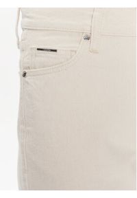Calvin Klein Jeansy Mid Rise Relax Bootcut Ecru K20K206308 Biały Slim Fit. Kolor: biały