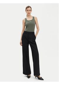 Pinko - PINKO Top Calcolatore 100807 Zielony Regular Fit. Kolor: zielony. Materiał: bawełna #2