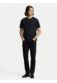 Polo Ralph Lauren T-Shirt Bsr 710680785 Czarny Custom Slim Fit. Typ kołnierza: polo. Kolor: czarny. Materiał: bawełna #6