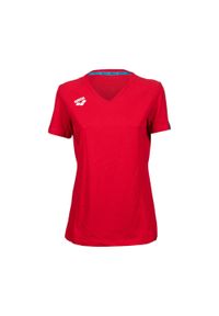 Koszulka damska Arena Team T-Shirt Panel. Kolor: czerwony. Materiał: bawełna. Sport: fitness