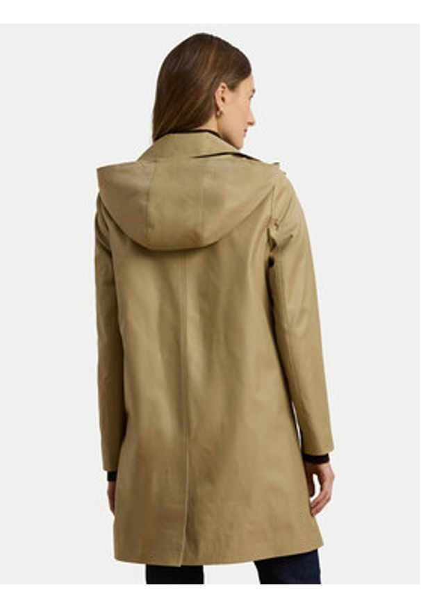 Lauren Ralph Lauren - LAUREN RALPH LAUREN Płaszcz przejściowy 297967121002 Beżowy Straight Fit. Kolor: beżowy. Materiał: bawełna, syntetyk