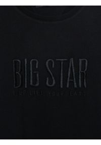 Big-Star - Koszulka damska z logo BIG STAR czarna Brigidca 906. Okazja: na co dzień. Kolor: czarny. Materiał: jeans, bawełna, skóra. Styl: casual, klasyczny