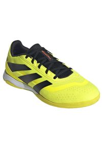 Adidas - Buty piłkarskie adidas Predator League L In M IF5711 żółte. Zapięcie: sznurówki. Kolor: żółty. Materiał: syntetyk. Sport: piłka nożna